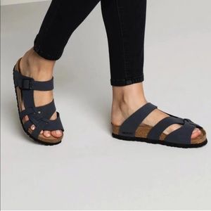Birkenstock Pisa Black Leather 41 Regular Fit